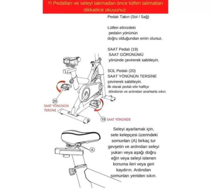 Kochler Spinning Bike Kondisyon Bisikleti Ve Kondisyon Aleti - Görsel 9