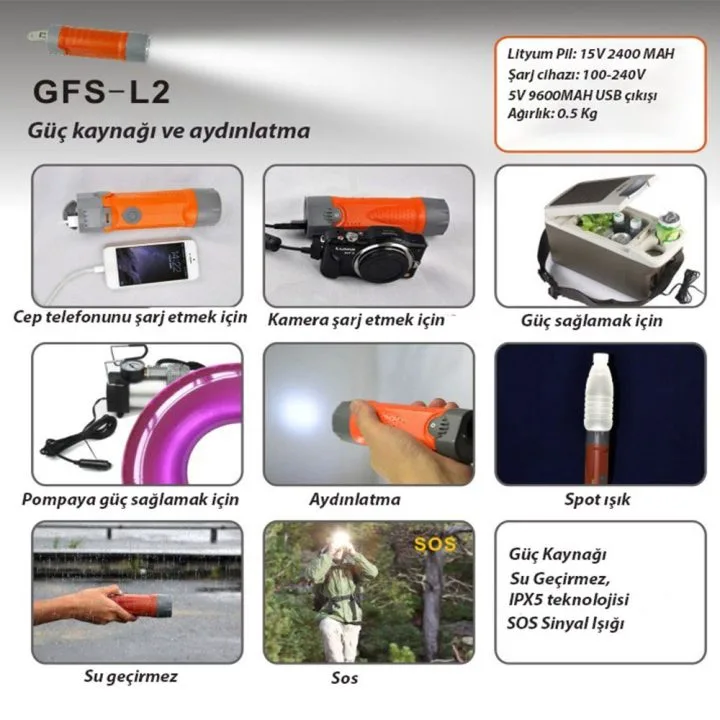Kochler 20 Litre Şarjlı Oto Yıkama Makinesi - 130 Psi Tekerlekli Araç Yıkama Makinesi - Fenerli - Yıkama Fırçalı - Görsel 3