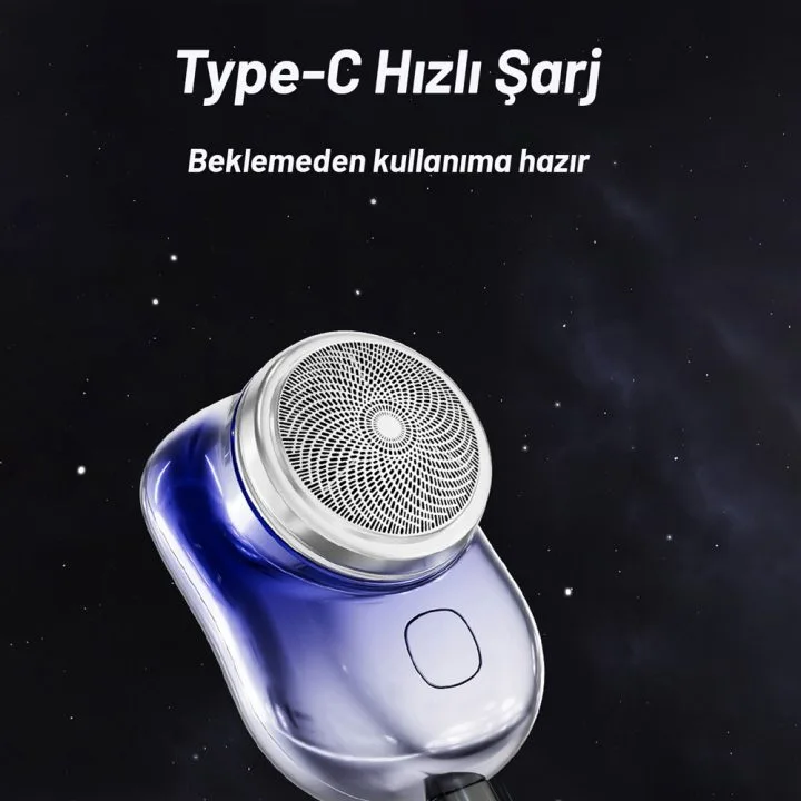 Kochler Kısa Tüyler İçin Mini Tıraş Makinesi - USB'li - Şarjlı Tıraş Makinesi - Görsel 7