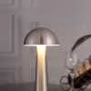 Dekoratif Şarjlı Dokunmatik Led Masa Lambası Usb Kablolu Abajur Ve Gece Lambası Mantar - Görsel 3