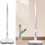 Şarjlı ve LED Göstergeli Elektrikli Temizlik Mop - Elektirikli Temizlik Paspas - Elelktirikli Sprey mop - Görsel 3