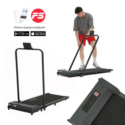 Uygulama Destekli ve Müzikli Uzaktan Kumandalı Yürüyüş Bandı Ve Koşu Bandı