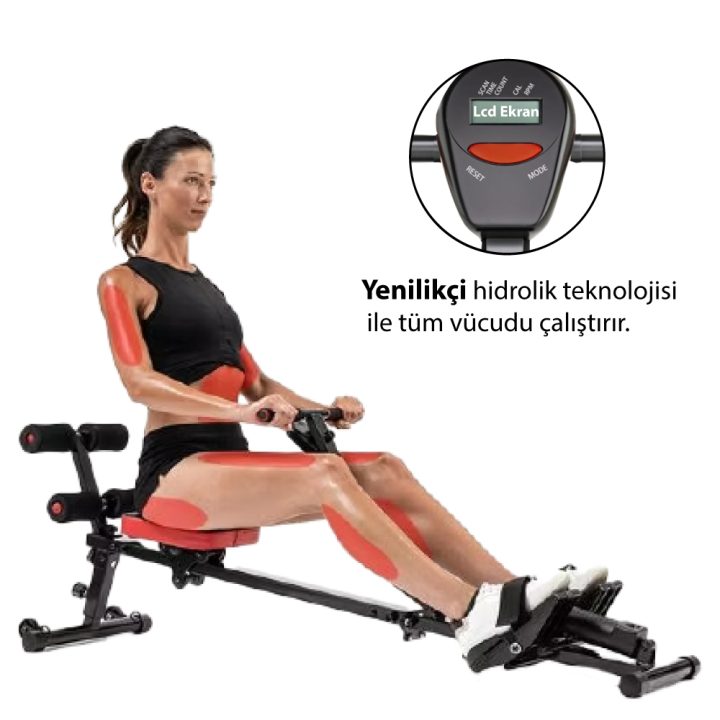 Kochler Row Shaper Kondisyon Küreği - Mekik Aleti - Fitness Aleti - Kondisyon Aleti - Alman Tasarım - Görsel 2