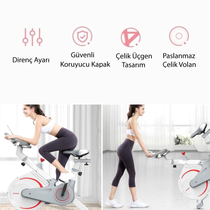 Kochler Profesyonel Spinning Bike Kondisyon Bisikleti ve Egzersiz Aleti - Kondisyon Aleti (Kapaklı) - Görsel 8