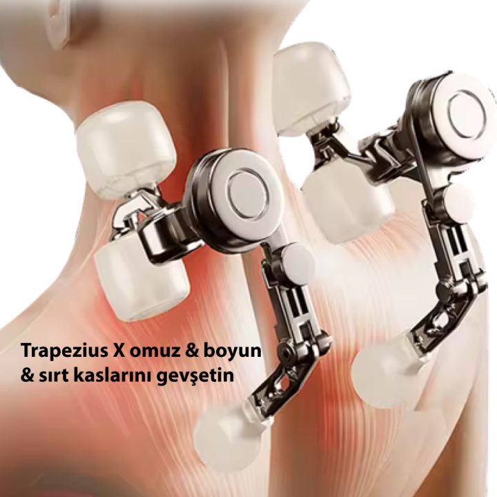 Şarjlı  Boyun, Kol, Omuz ve Bacak Masaj Aleti – Derin Doku Titreşimli Masaj Cihazı - Görsel 6