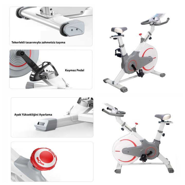 Kochler Profesyonel Spinning Bike Kondisyon Bisikleti ve Egzersiz Aleti - Kondisyon Aleti (Kapaklı) - Görsel 7