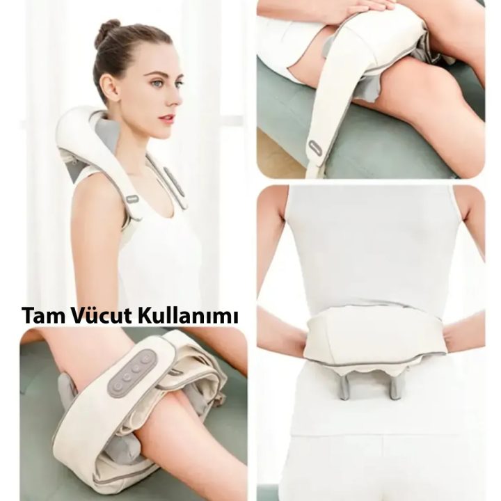 Şarjlı  Boyun, Kol, Omuz ve Bacak Masaj Aleti – Derin Doku Titreşimli Masaj Cihazı - Görsel 2