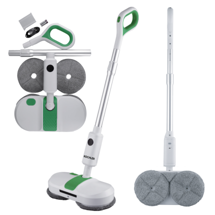 Kablosuz Elektrikli Mop T35 – Şarjlı Sessiz Elektrikli Paspas, Yıkanabilir Pedli (260 ml Su Hazneli)