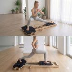 Yeni Nesil Katlanabilir Profesyonel Pilates Reformer Aleti - Az Yer Kaplayan, Kompakt Egzersiz Aleti