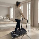 Uygulamalı ve Eğimli Koşu Bandı - Katlanabilir ve 0,65 HP Yürüyüş Bandı - Görsel 5