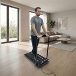 Uygulamalı ve Eğimli Koşu Bandı - Katlanabilir ve 0,65 HP Yürüyüş Bandı - Görsel 7