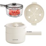 Çok Amaçlı Elektrikli Tencere | 700W | 1.8L | Buharlı ve Yağda Pişirme Özellikli