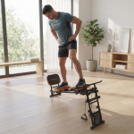 Yeni Nesil Çok Fonksiyonlu Ayarlanabilir Spor Bench Sehpası – Direnç Lastikli, Katlanabilir ve Tekerlekli - Görsel 4