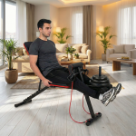 Çok Fonksiyonlu Egzersiz Sehpası Direnç Lastikli Katlanabilir Bench Sehpası - Görsel 4