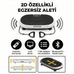 2D Özellikli Bluetooth'lu Kondisyon Aleti Ve Egzersiz Aleti - Hoparlörlü Müzik Özellikli