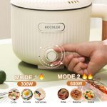 Çok Amaçlı Elektrikli Tencere | 600W | 1.6L | Buharlı ve Yağda Pişirme Özellikli -JJ18B-1 - Görsel 5