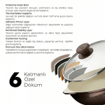 ProSteam 6 Katmanlı Granit Tava ve Tencere 28 Cm - AirFrey Özellikli Yanmaz Yapışmaz 2'in 1 Tava ve Tencere - Görsel 2