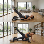 Çok Fonksiyonlu Ahşap Pilates Aleti – 4 Kademeli Dirençli, 20+ Egzersiz, Kaydırmalı Platform Sistemi - Görsel 2