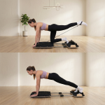 Çok Fonksiyonlu Ahşap Pilates Aleti – 4 Kademeli Dirençli, 20+ Egzersiz, Kaydırmalı Platform Sistemi - Görsel 3