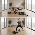 Çok Fonksiyonlu Ahşap Pilates Aleti – 4 Kademeli Dirençli, 20+ Egzersiz, Kaydırmalı Platform Sistemi - Görsel 4