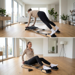 Çok Fonksiyonlu Ahşap Pilates Aleti – 4 Kademeli Dirençli, 20+ Egzersiz, Kaydırmalı Platform Sistemi - Görsel 5