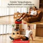 Vibrolegs Masaj Aleti Ve Masaj Cihazı - Alman Tasarım - Çoklu Programlı - Ayak Masaj Aleti - Görsel 2