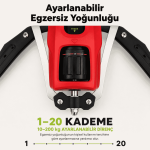 Hidrolik Power Twister – 10-200 kg Ayarlanabilir Dirençli Göğüs ve Kol Egzersiz Aleti - Görsel 7
