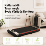 Tam Katlanabilir Yürüyüş Bandı – Uzaktan Kumandalı, Dijital Ekranlı Ev Tipi Koşu Bandı
