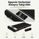 Tam Katlanabilir Yürüyüş Bandı – Uzaktan Kumandalı, Dijital Ekranlı Ev Tipi Koşu Bandı - Görsel 7