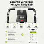 Flex 2'si 1 Arada Eliptik Kondisyon Bisikleti – Nabız Ölçerli, 8 Kademeli Dirençli Egzersiz Aleti - Görsel 4