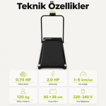 Uzaktan Kumandalı Portatif Eğimli Yürüme ve Koşu Bandı – K-Fit Uygulamalı - Görsel 8