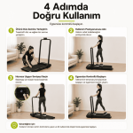 Uzaktan Kumandalı Portatif Eğimli Yürüme ve Koşu Bandı – K-Fit Uygulamalı - Görsel 9