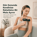 Şarjlı Masaj Tabancası – 6 Kademeli, 4 Başlıklı Masaj Cihazı - Görsel 2