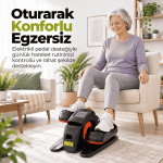 Eliptik Kondisyon Bisikleti - Oturak Kondisyon Bisikleti - Diz Dostu Egzersiz Bisikleti - Görsel 2