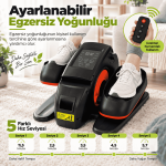 Eliptik Kondisyon Bisikleti - Oturak Kondisyon Bisikleti - Diz Dostu Egzersiz Bisikleti - Görsel 5