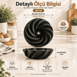 Kochler Rüzgar Gülü 26 cm Granit Kaplamalı Alüminyum Döküm Kek Kalıbı - Görsel 5