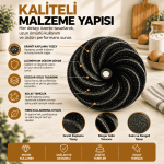 Kochler Rüzgar Gülü 26 cm Granit Kaplamalı Alüminyum Döküm Kek Kalıbı - Görsel 2