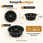 Mini Taç Kek Kalıbı – 10,2 cm, Granit Kaplamalı Porsiyonluk Tekli Kek Kalıbı - Görsel 5