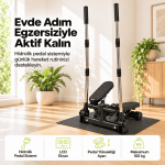 Kollu Stepper Hidrolik Sistemli Dijital Ekranlı Ev Tipi Step Spor Aleti