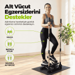 Kollu Stepper Hidrolik Sistemli Dijital Ekranlı Ev Tipi Step Spor Aleti - Görsel 3